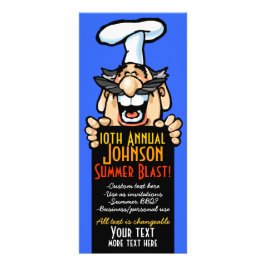 会社ユニークピクニック懇親会BBQパーティープロモーション ラックカード