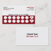 会社ロイヤリティ名刺パンチカード ロイヤリティカード (正面/裏面)