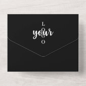 会社ロゴお客様の評価カード オールインワン招待状 (裏面)