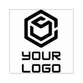 会社ロゴのアップロードカスタム ラバースタンプ (インプリント)