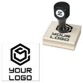 会社ロゴのアップロードカスタム ラバースタンプ (押印)