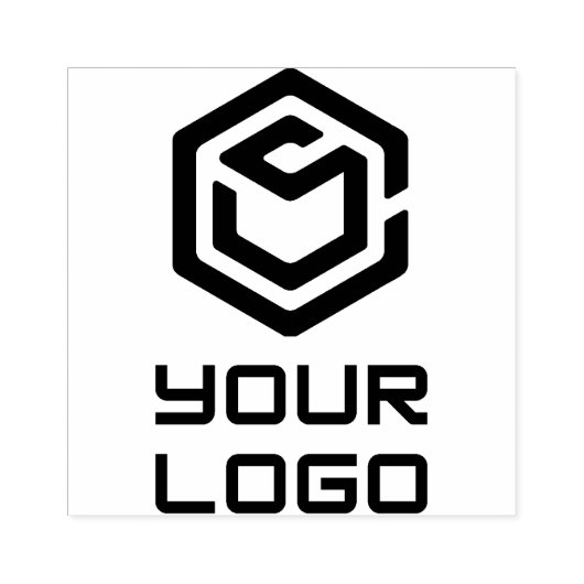 会社ロゴのアップロードカスタム ラバースタンプ (インプリント)