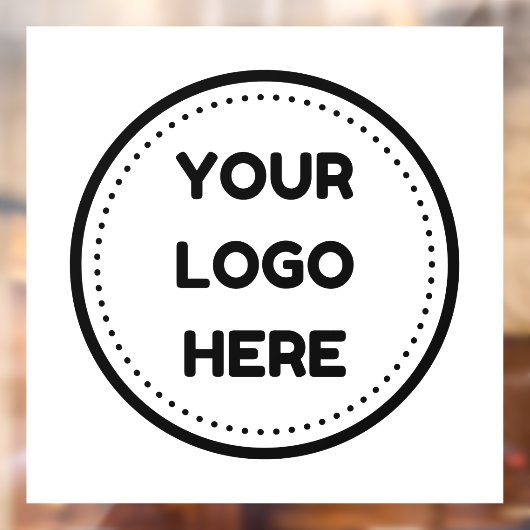 会社ロゴのアップロード会社ロゴのカスタム ウィンドウサイン (シート2)