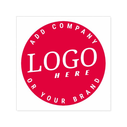 会社ロゴのビジネス所有者の追加 セルフインキングスタンプ (デザイン)