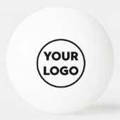 会社ロゴのブランドを追加する 卓球ボール (正面)