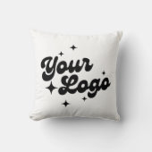 会社ロゴの追加 クッション (正面)