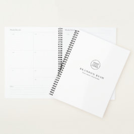 会社ロゴカスタムのホワイトビジネスプランナー プランナー手帳