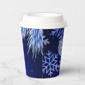 会社ロゴクリスマスパーティー 紙コップ (右)