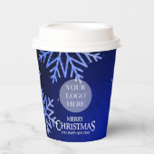 会社ロゴクリスマスパーティー 紙コップ (正面)