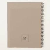 会社ロゴシンプルタンエレガントアポイントメント本 プランナー手帳 (裏面)