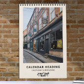 会社ロゴシンプルミニマルモダンリストプロモーション カレンダー