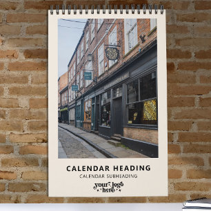 会社ロゴシンプルミニマルモダンリストプロモーション カレンダー