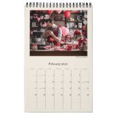 会社ロゴシンプルミニマルモダンリストプロモーション カレンダー (2月 2026)