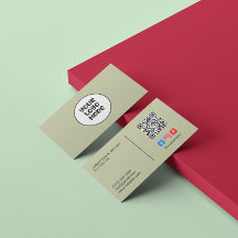 会社ロゴソーシャルメディアQRコードセージエレガント