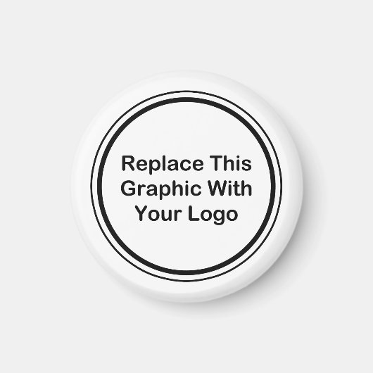 会社ロゴデザイン マグネット (正面)