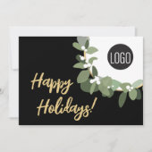 会社ロゴハッピーホリデーリースクーポン券 シーズンカード (正面)