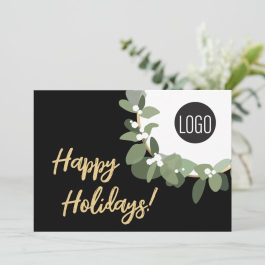 会社ロゴハッピーホリデーリースクーポン券 シーズンカード (スタンド正面)