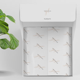 会社ロゴパーソナライズされたのビジネスの包装 薄葉紙