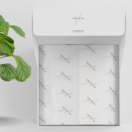 会社ロゴパーソナライズされたのビジネスの包装 薄葉紙