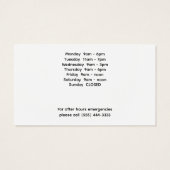 会社ロゴパーソナライズされたカスタム名刺 (裏面)