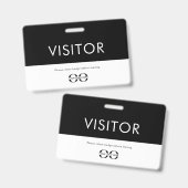 会社ロゴビジターバッジ バッジ (表裏)