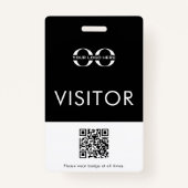 会社ロゴビジターバッジ バッジ (裏面)