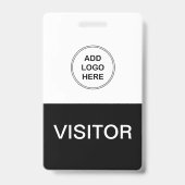 会社ロゴビジター バッジ (裏面)