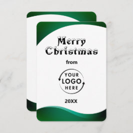 会社ロゴビジネスのクリスマスグリーティングカード