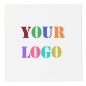 会社ロゴビジネスのプロモーションキューブの例 フォトキューブ (正面)