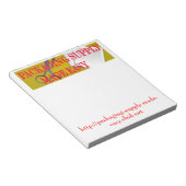 会社ロゴビジネスのメモ帳テンプレート ノートパッド (アングル)