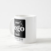 会社ロゴビジネスクライアントギフトカスタム従業員 コーヒーマグカップ (正面左)