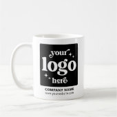 会社ロゴビジネスクライアントギフトカスタム従業員 コーヒーマグカップ (左)
