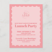 会社ロゴビジネスグランドオープン ポストカード (正面)