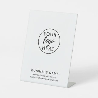 会社ロゴビジネス企業のカスタム 台座サイン