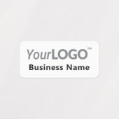 会社ロゴビジネス名ブランディング白衣 ラベル (デザイン2)