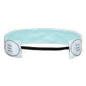 会社ロゴブランディング名のカスタムプリント アスレチックヘッドバンド (裏面)