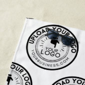 会社ロゴブランドのプロモーション ビーチタオル (インサイチュ)