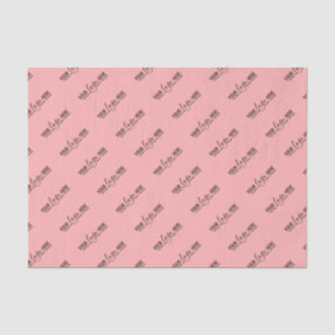 会社ロゴブランドカスタムLight Red Business 薄葉紙