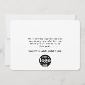 会社ロゴプロフェッショナル事業金ゴールドと赤 シーズンカード (裏面)