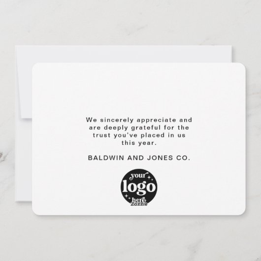 会社ロゴプロフェッショナル事業金ゴールドと赤 シーズンカード (裏面)