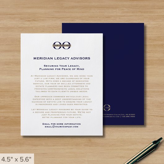 会社ロゴマーケティングチラシ チラシ