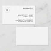 会社ロゴモダンテンプレートプロフェッショナル事業 名刺 (正面/裏面)