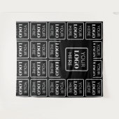 会社ロゴ事業イベント背景 タペストリー (正面(横))