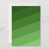 会社ロゴ付きオフィスパーティー – レトロ70ストライプs 招待状 (裏面)