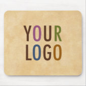 会社ロゴ付きプロモーションマウスパッド最小なし マウスパッド (正面)