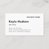 会社ロゴ付き従業員名QRコード 名刺 (裏面)