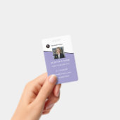 会社ロゴ入り従業員名札 写真IDカード バッジ (手持ち)