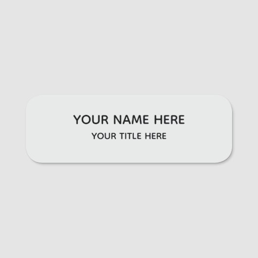 会社ロゴ入り従業員用マグネット安全ピン名札 名札 (正面)