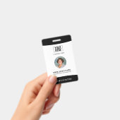 会社ロゴ写真社員 バッジ (Handheld)