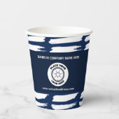会社ロゴ従業員のカスタム 紙コップ (正面)